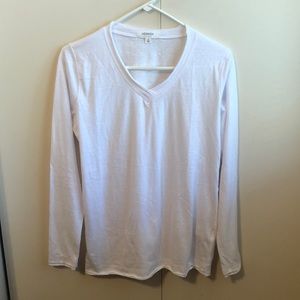 Heimish Basic White Long Sleeve Tee